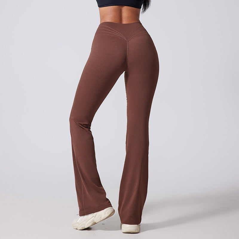 Women's Wide-leg High-waisted Slim-fit Flared Pants