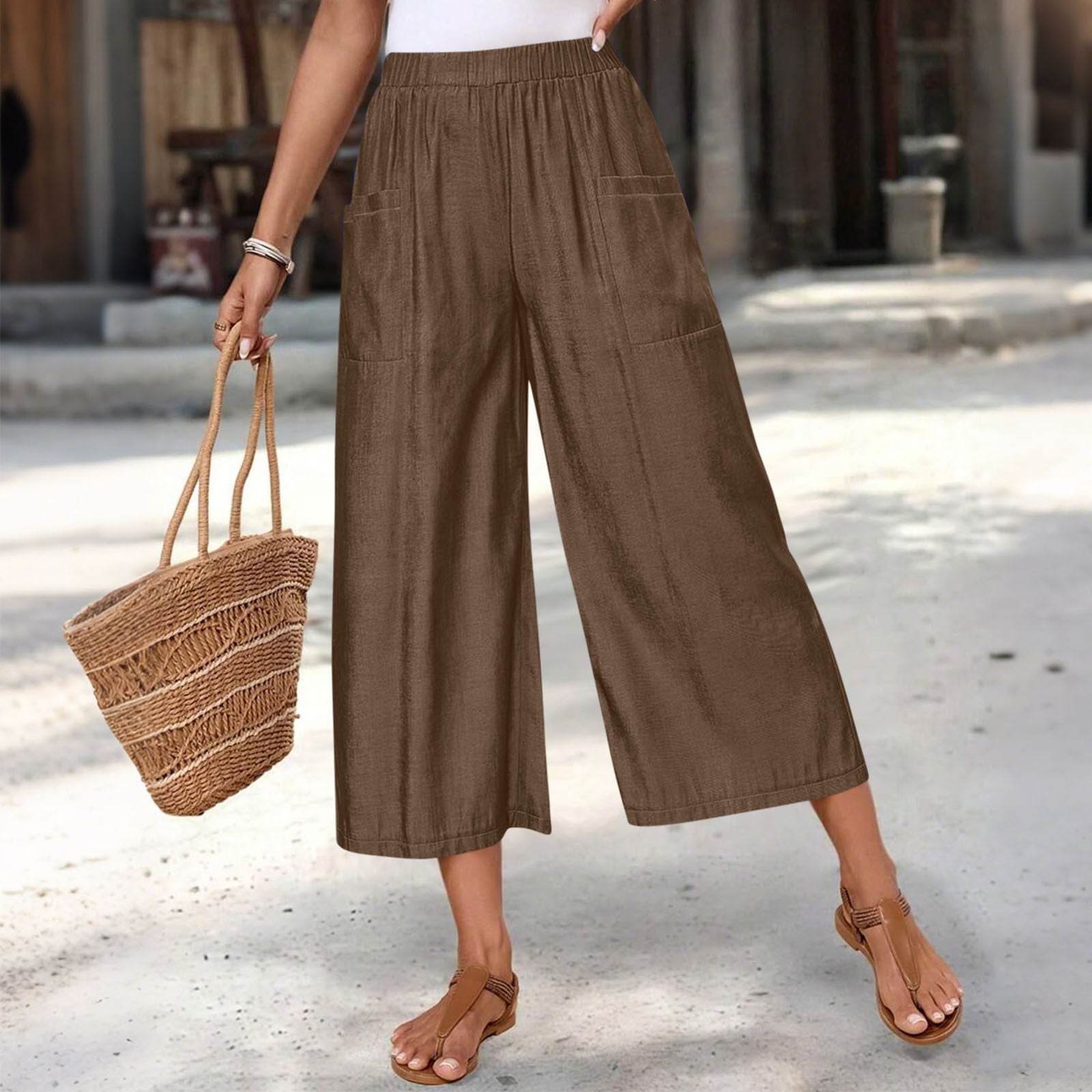 Loose-fitting Fashionable Casual Pants For Women
