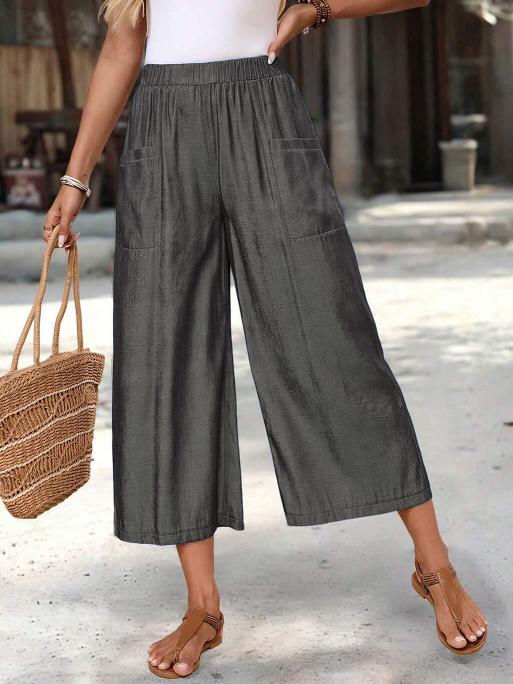 Loose-fitting Fashionable Casual Pants For Women