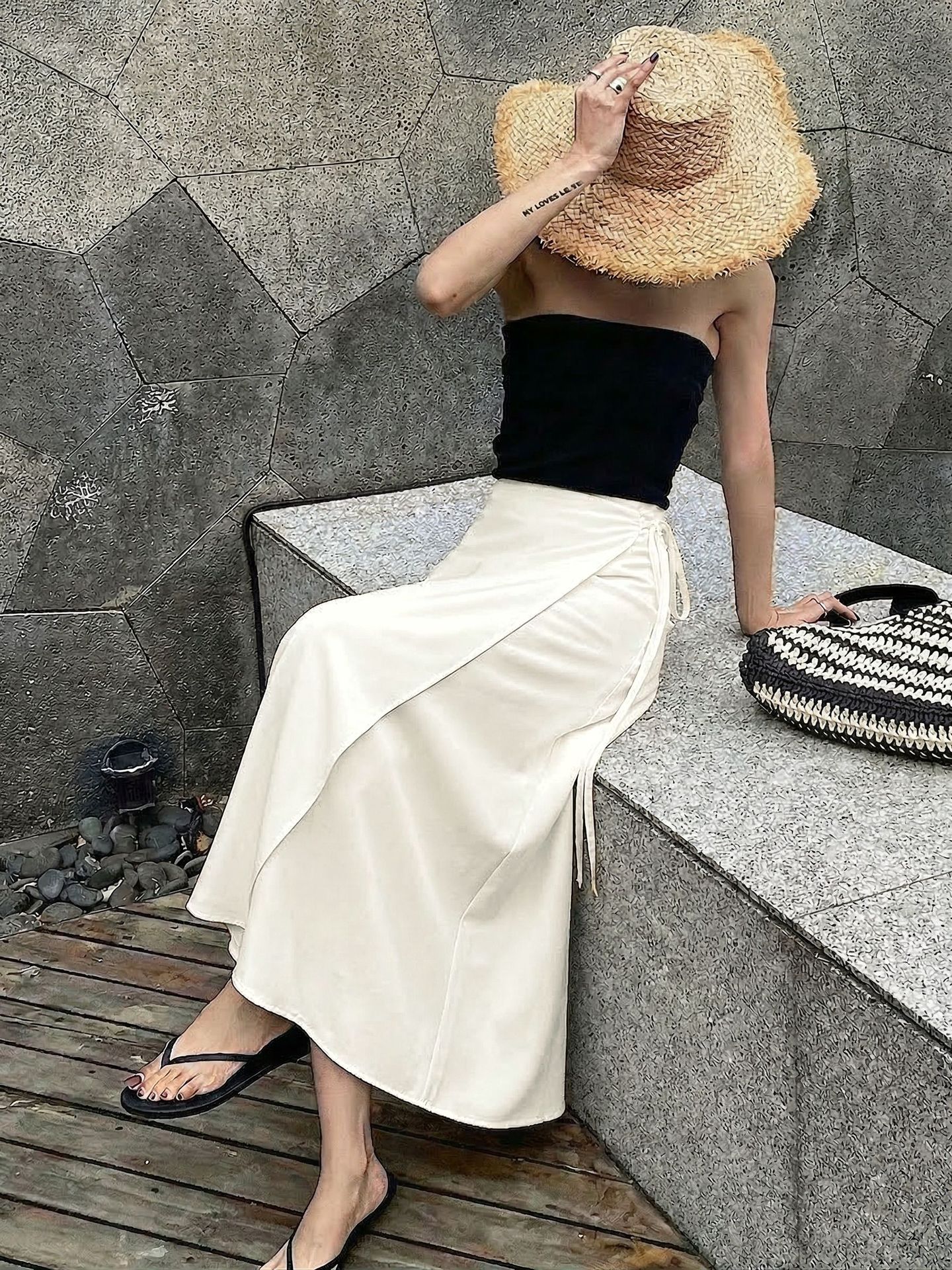 Short Height Springsummer A Line Womens Skirt