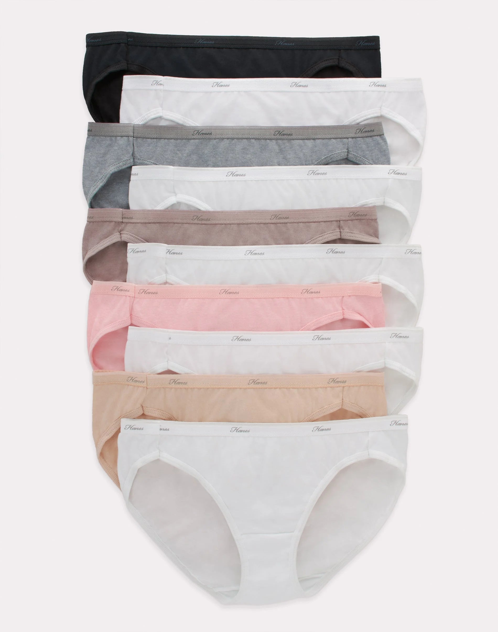 Ropa Interior De Bikini De Algodón Fresca Y Cómoda Para Mujer Paquete De 10